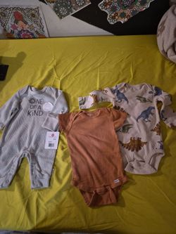 Baby Onesies and Romper Bundle – 3 Pieces