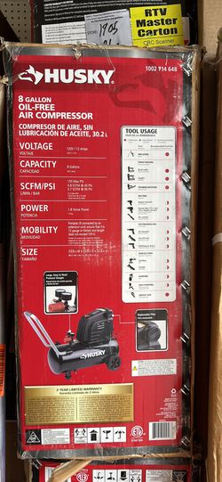 Husky 8G 150 PSI Hotdog Air Compressor
