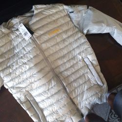 Adidas Hike Bomber Jacket Metal Grey Size Large Adidas Terrex