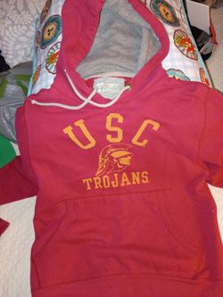 USC Trojans Pullover Hoodie Size Small