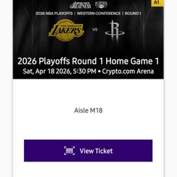 Lakers VS. Rockets - Game 1 Playoffs - Sect 115