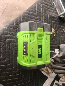 I got one 56 volt 7.5ah battert brand new 40 volt lithium Ryobi battery charger never used