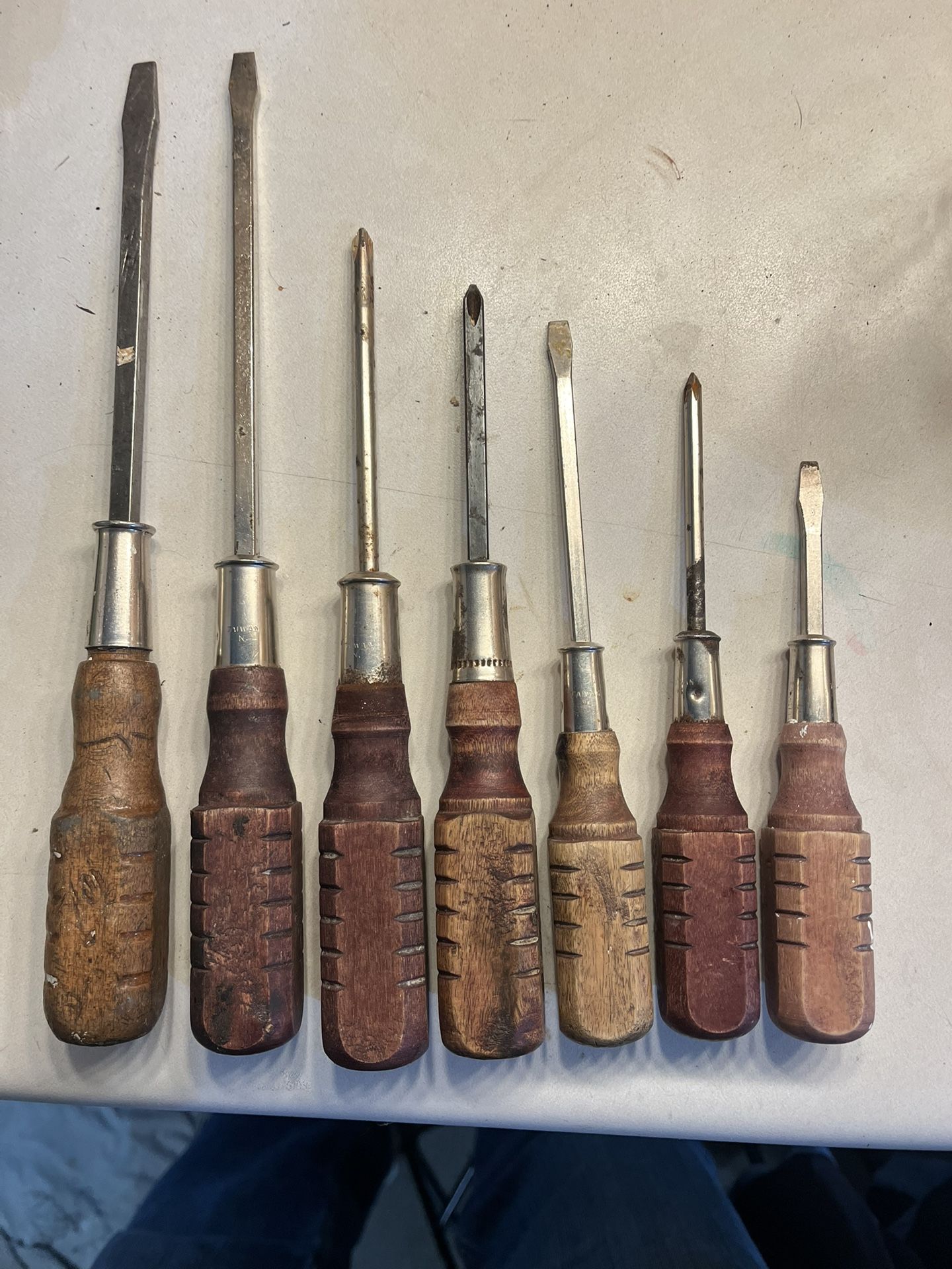 Vintage Irwin, screwdrivers set of seven