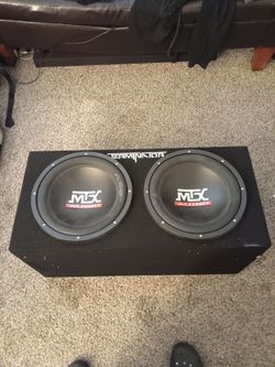 MTX Audio Terminator Dual Subwoofer Box