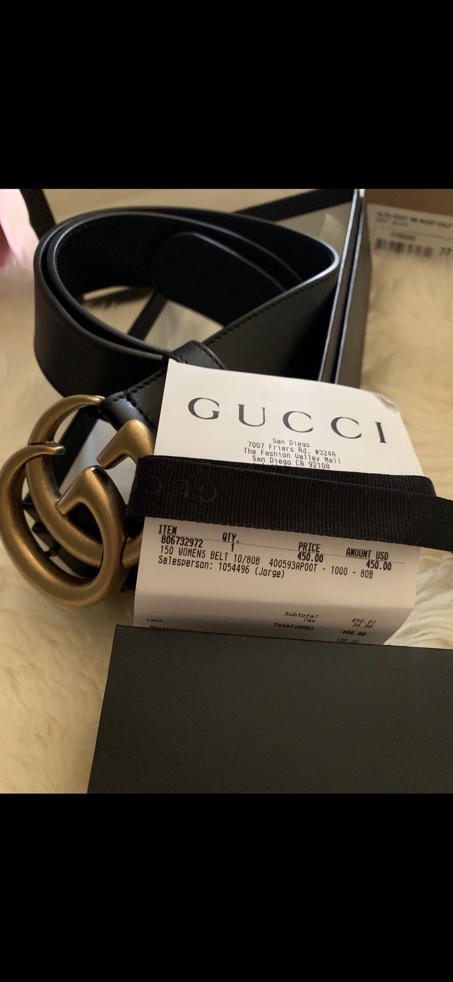 Gucci GG Marmont Women’s Belt