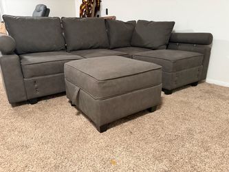 Modular couch &  ottoman
