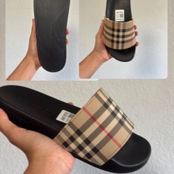 Burberry slides 