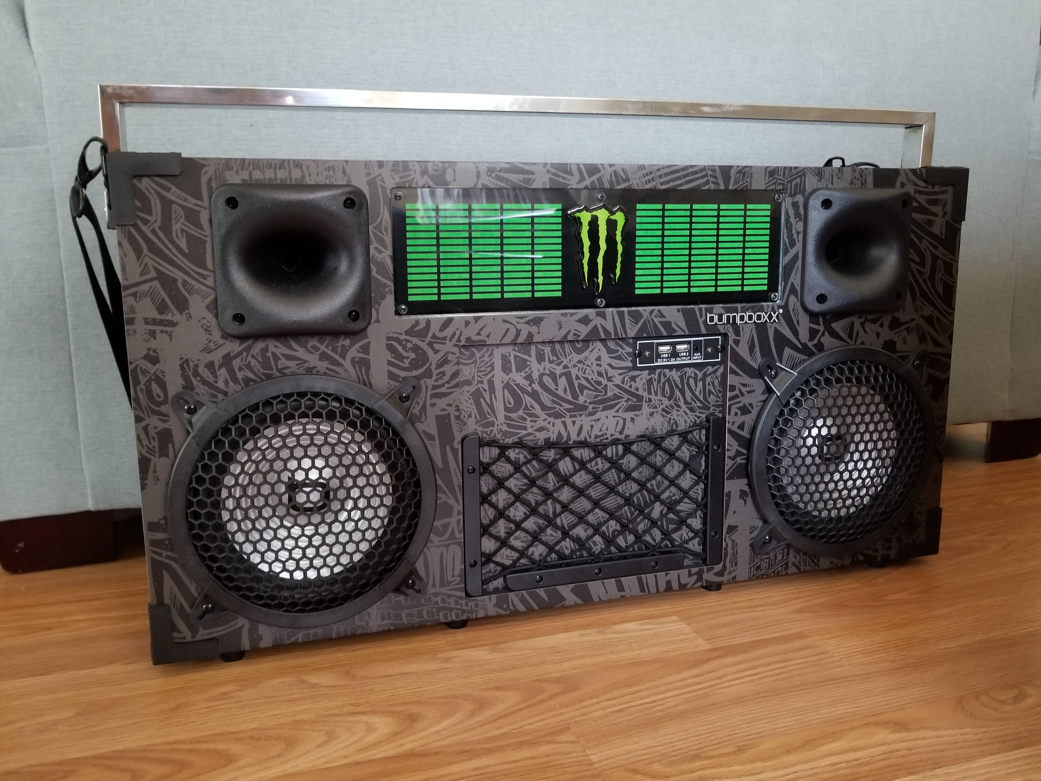 Bumpboxx Monster Energy limited edition wireless bluetooth speaker.