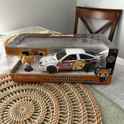 Aggretsuko & 1986 Toyota Trueno (AE86)