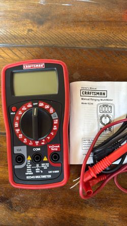 Craftsman Manual Ranging Multimeter 