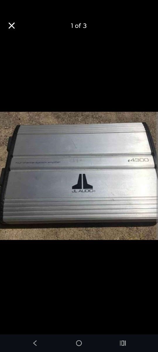JL Audio 440w Amp