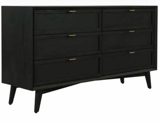 $450 OBO – Jerome’s Crosby 6-Drawer Solid Acacia Wood Dresser – Excellent Condition