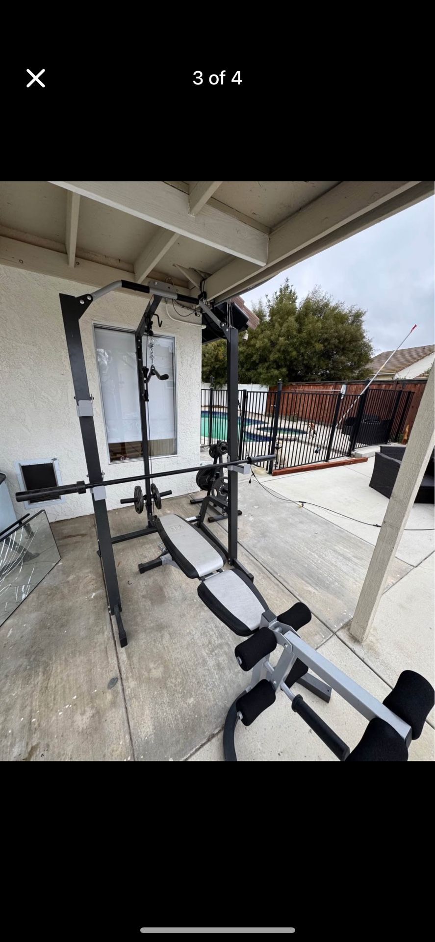 Gym Weights And bench Set