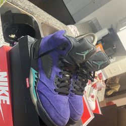 Grape Jordan 5s 