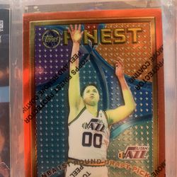 1(contact info removed) Greg Ostertag Topps Finest 