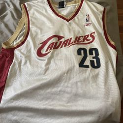 Cleveland Cavalier Lebron James Jersey Size Large