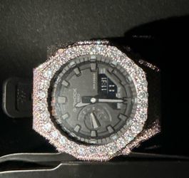 Iced out Casio G-shock GA-2100