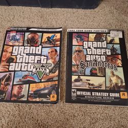 2 GTA V,  San Andreas, And Vice City Strategy Books