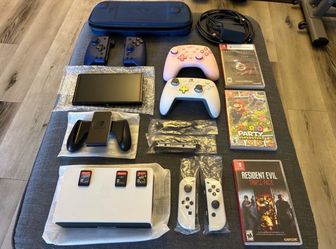 Nintendo Switch Oled with Games and Accessories included