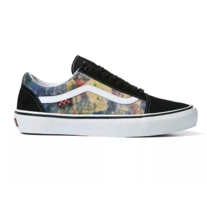 New Vans 10.5 US Men's Skate Old Skool Tie-Dye Terry Black/Multi Shoes Original