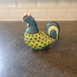 Vintage cermaic rooster made by Homco of Japan.