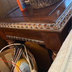 Nice Wood Refurbished End Table