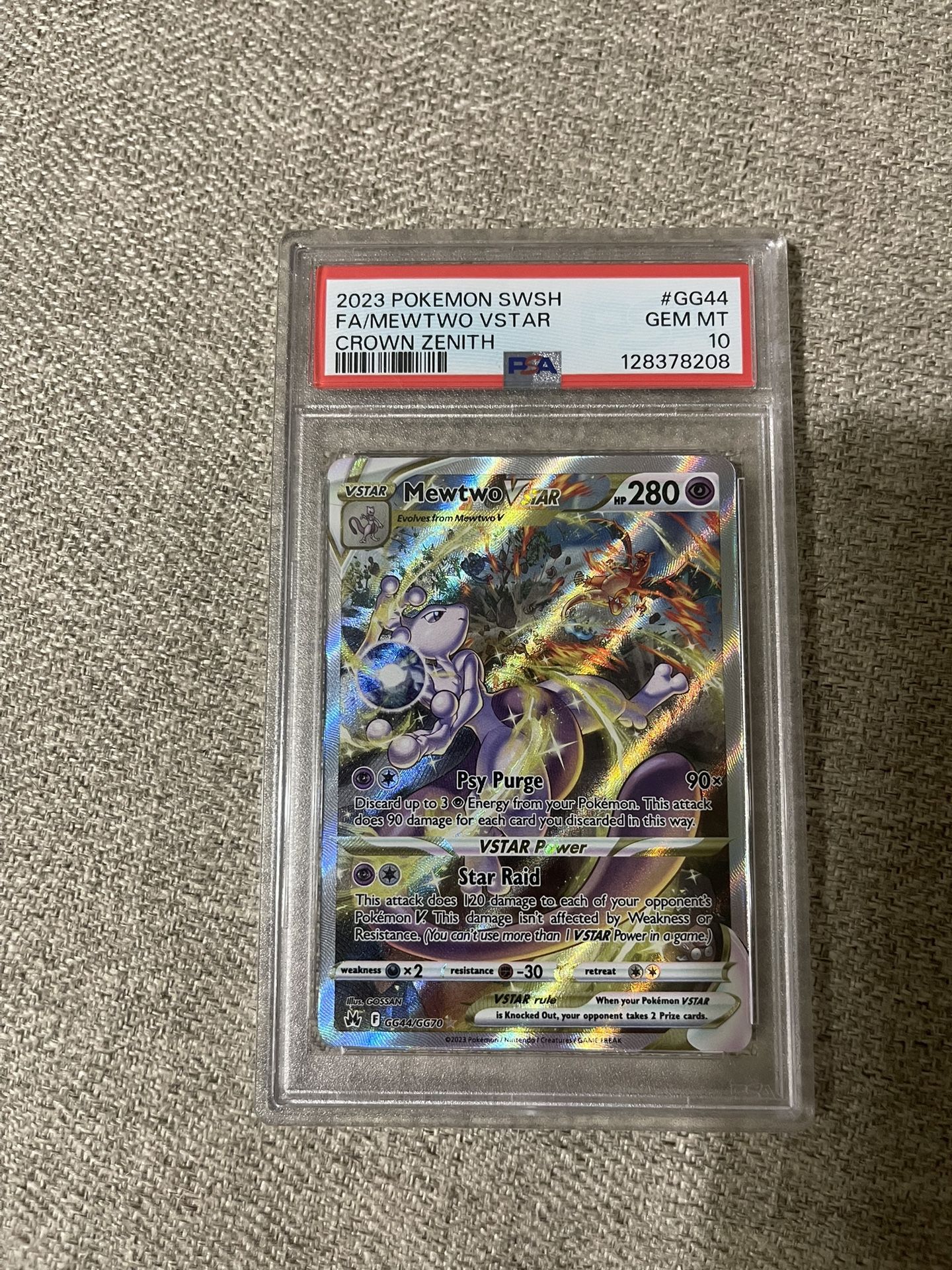 Mewtwo Vstar PSA 10