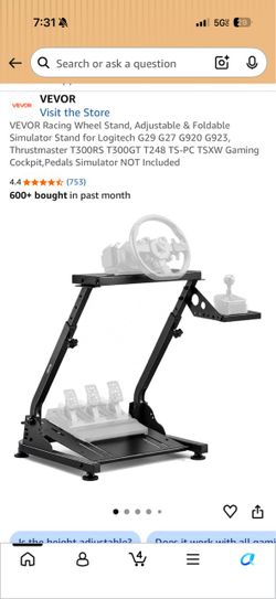 Racing wheel stand