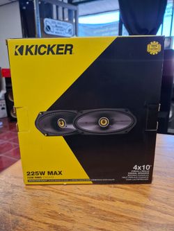 Kicker CSC410 4x10" Coaxial Speakers