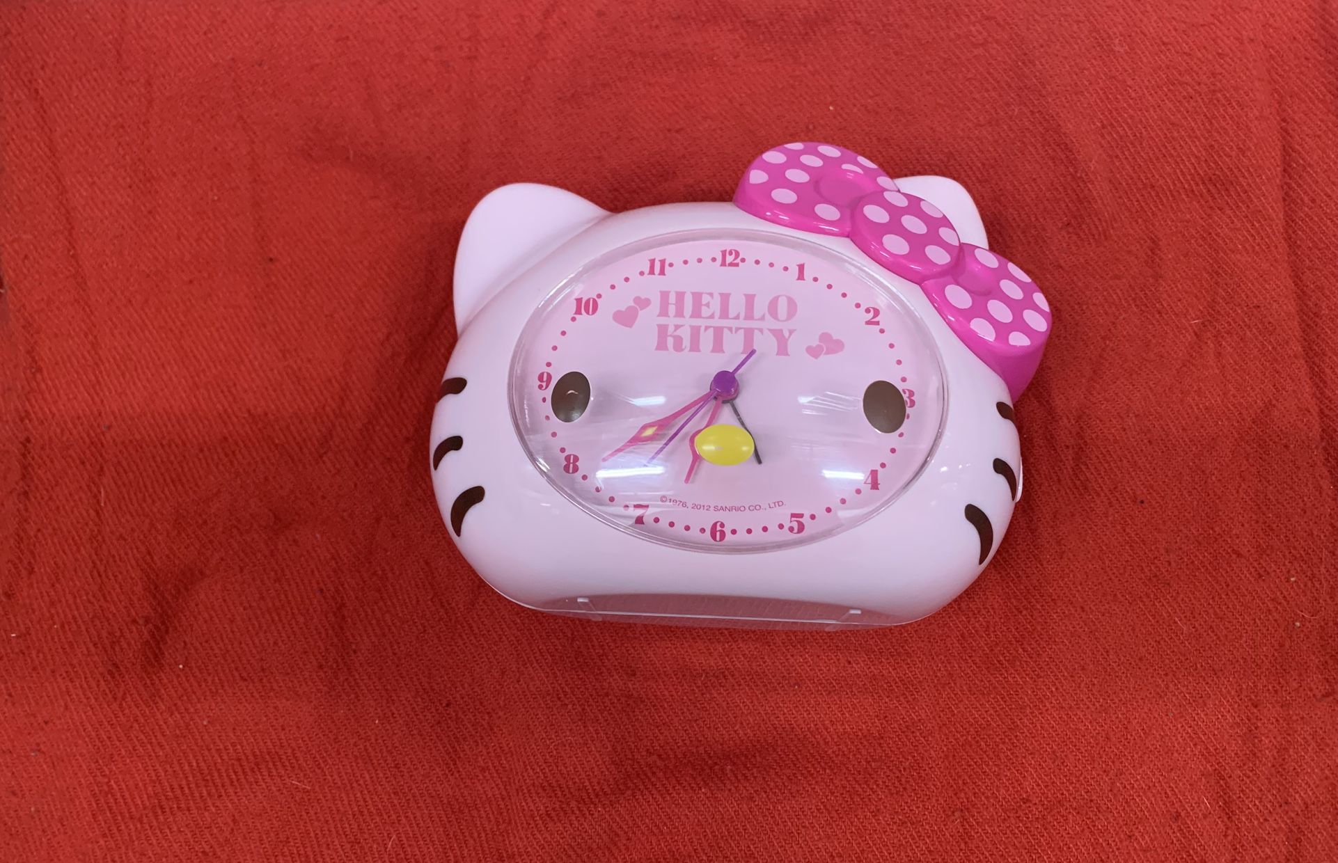 Sanrio Hello Kitty Plastic Alarm Clock