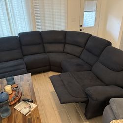 Blue Sectional