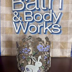 3 Wick Candle Holder EASTER bath And Body works 
