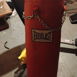 Beat Up Punching Bag And Speed Bag