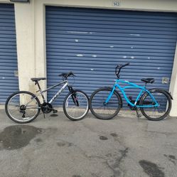 men's bikes galore 18 speed and beach cruisers