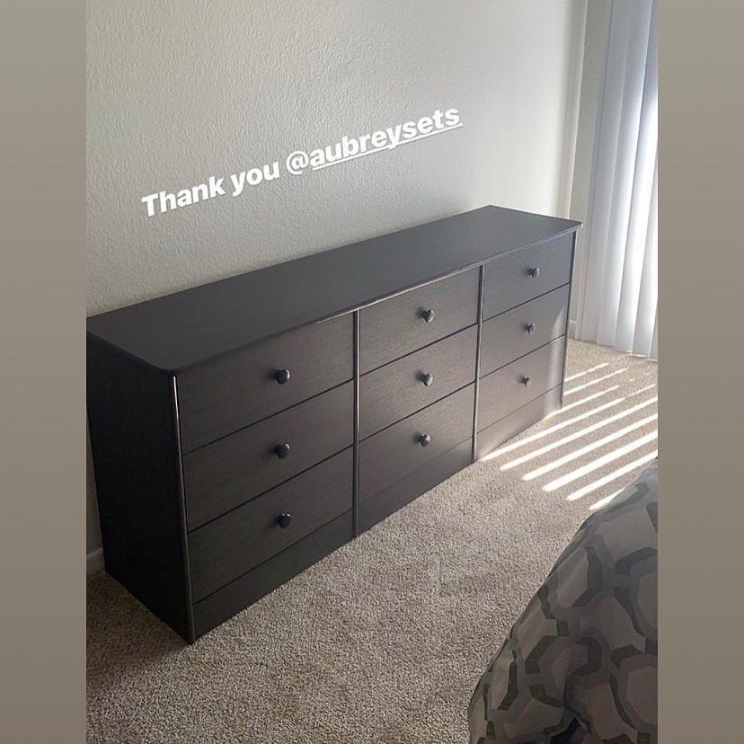 Gray 9 Drawer Dresser