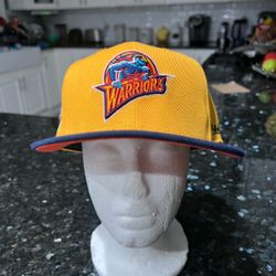 Golden State Warriors Hat 7 1/2 NBA Liberty Fit Mitchell Ness All Star 2000 Game