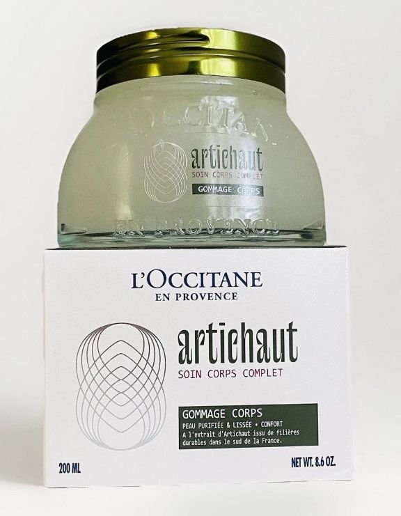 L’OCCITANE Artichoke Detox Body Scrub 8.6oz New