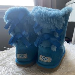 Blue Bailey Bow Uggs