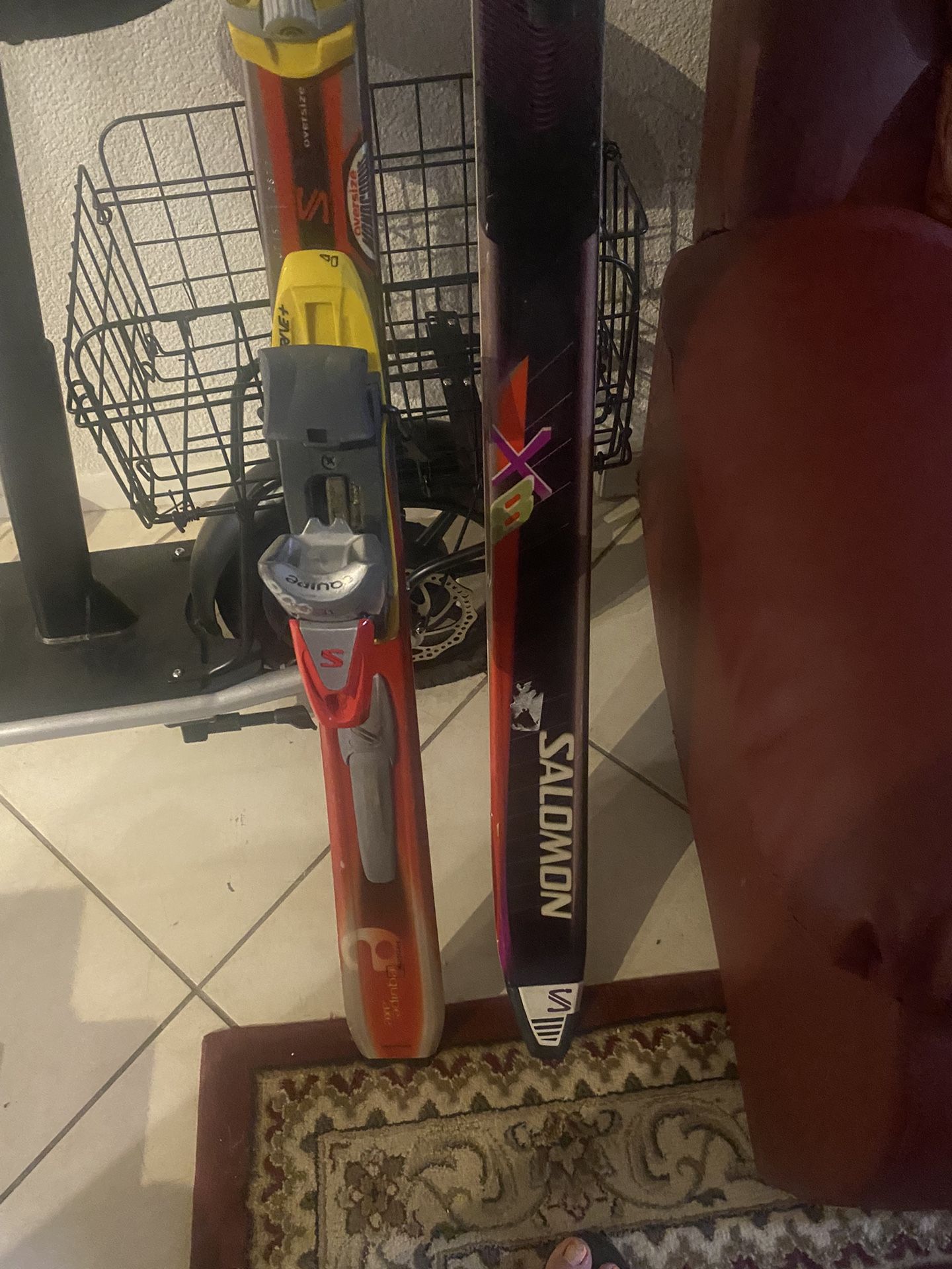 Two Sets Of Skis