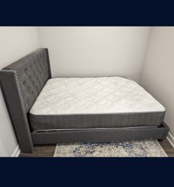 Queen Bed With Bamboo Mattress