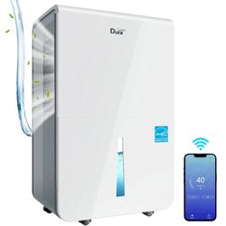 Dehumidifier with Pump/Drain Hose - Up to 4500Sq.Ft Large Rooms 50 Pints Portable Dehumidifier for Basement with Water Tank and Washable Air Filter, E