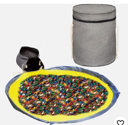 Lego Storage Basket and Play Mat