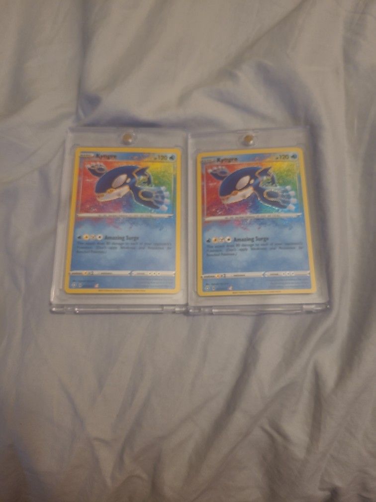 2 Kyogre's Pokémon Cards 021/072