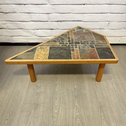 MCM Wood & Tile Sallingboe Danish Coffee Table Geometric
