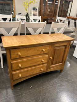 Small Wooden Credenza Dresser
