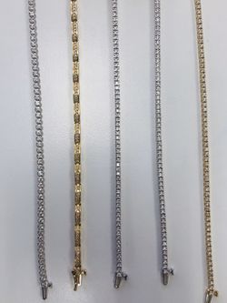 Various Diamond Tennis Bracelets