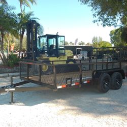 Worldwide 7 x 14 2 ft Mesh Utility Trailer 7k