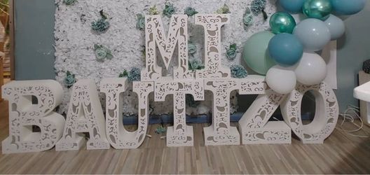 Mi bautizo marque letters