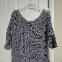 Effortlessly Cool Open-Knit Sweater