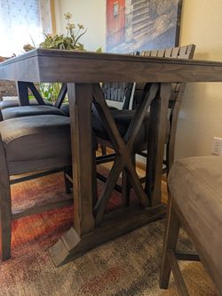 7 Piece Counter Height Dining Table Set
